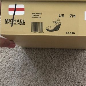 Michael Kors Jill Wedge Acorn
